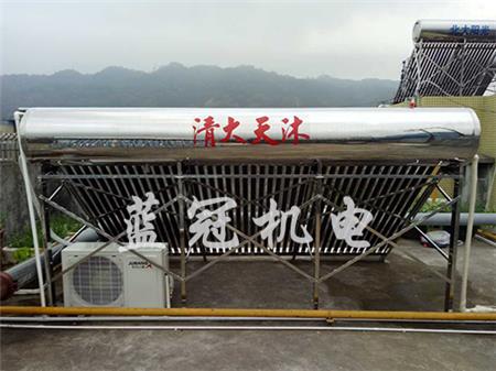 家用型太空能 太阳能热水工程与空气能热水工程组合